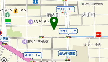 コンパルホールの地図画像