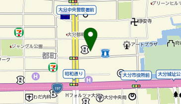 大分中央公民館市民体育館の地図画像