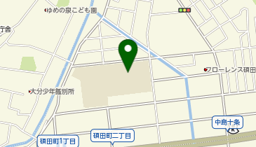碩田学園の地図画像