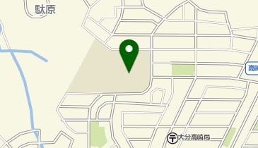 大分西中学校の地図画像