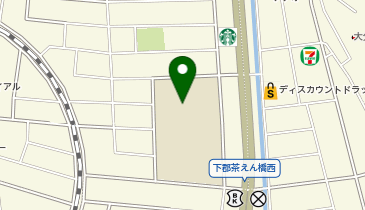 下郡小学校の地図画像