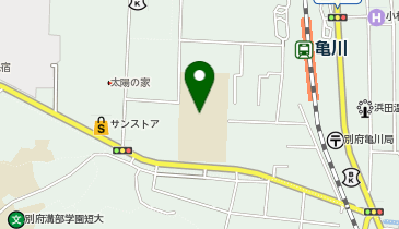亀川小学校の地図画像