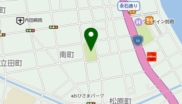 松原公園の地図画像