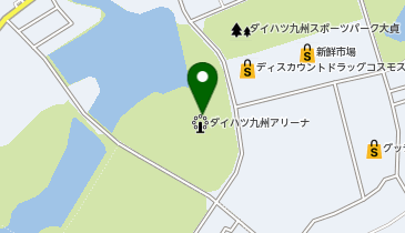中津市総合体育館(ダイハツ九州アリーナ)の地図画像