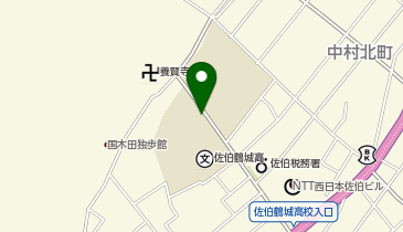 佐伯鶴城高等学校(多目的競技場)の地図画像
