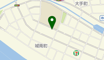 城南町公民館の地図画像