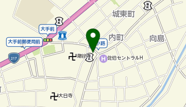 内町クラブの地図画像