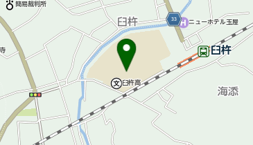 臼杵高等学校の地図画像