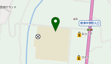 野津中学校の地図画像