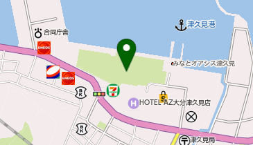 つくみん公園の地図画像