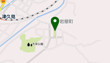 岩屋公園の地図画像