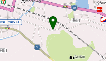 元町宮山上り口の地図画像