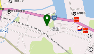 津久見市公民館の地図画像