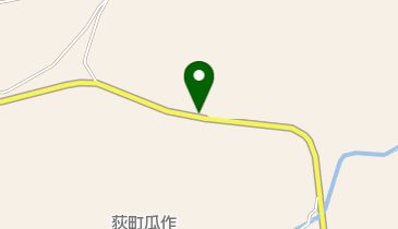 瓜作自治会公民館の地図画像