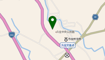 久住公民館の地図画像