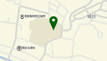 高田中学校グラウンドの地図画像