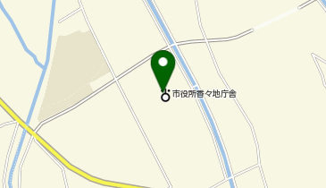 香々地公民館の地図画像