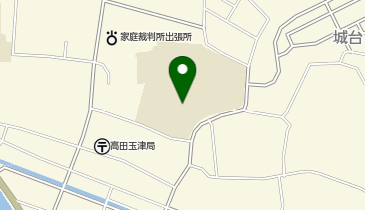 高田中学校の地図画像