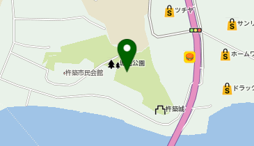 城山公園広場の地図画像