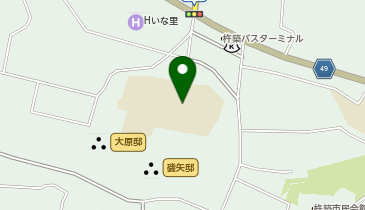 杵築小学校運動場の地図画像