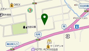 中央公民館の地図画像