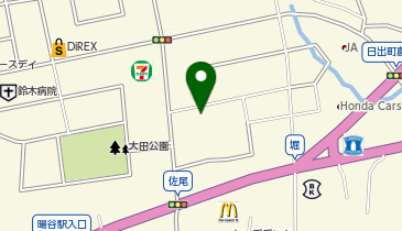 中央体育館の地図画像