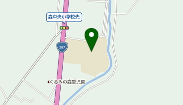 森中央小学校グラウンドの地図画像