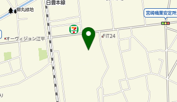 九州森林管理局宮崎森林管理署の地図画像