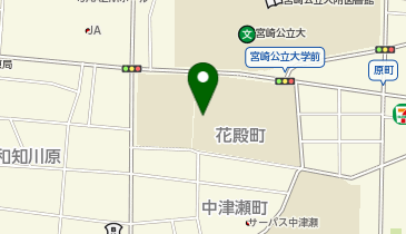 宮崎大学教育学部附属小学校の地図画像