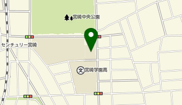 宮崎学園中学校・高等学校の地図画像
