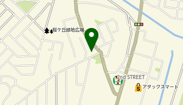 桜ヶ丘集会所の地図画像