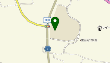 宮崎市立生目南中学校の地図画像