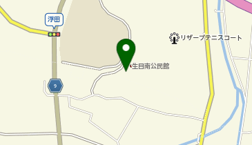 宮崎市生目南地区交流センターの地図画像