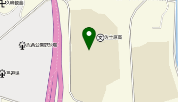 宮崎県立佐土原高等学校の地図画像