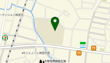 東大宮小学校グラウンドの地図画像