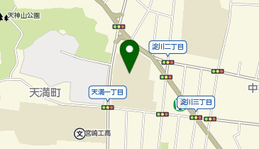 大淀中学校グラウンドの地図画像