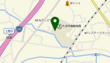 鵬翔高校グラウンドの地図画像