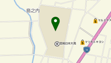日大中学高校グラウンド・第二グラウンドの地図画像