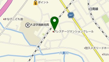 クレールマンションの地図画像
