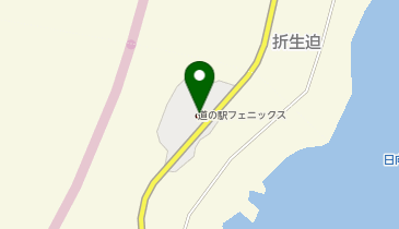 道の駅フェニックスの地図画像
