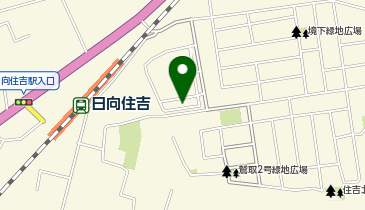 県営住吉北団地 7棟の地図画像