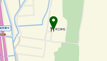 蛎原避難タワーの地図画像