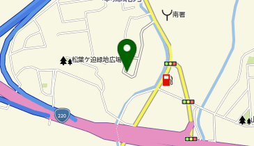 松葉ヶ迫4号緑地広場の地図画像