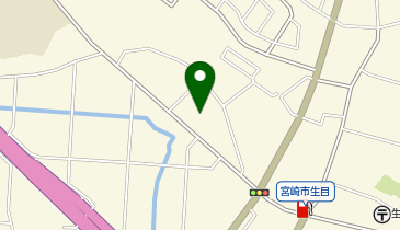 宮崎市生目地区交流センターの地図画像