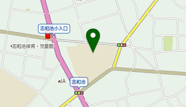志和池小学校体育館の地図画像