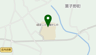 菓子野小学校体育館の地図画像