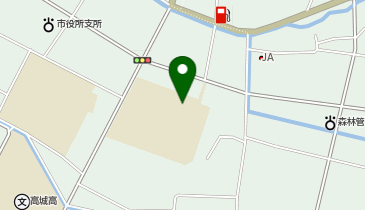 高城小学校体育館の地図画像