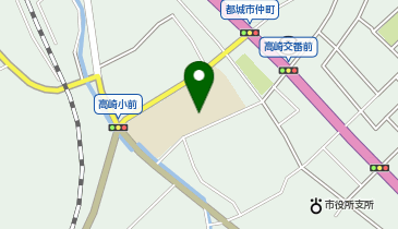 高崎小学校体育館の地図画像