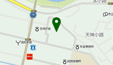 延岡市民体育館の地図画像
