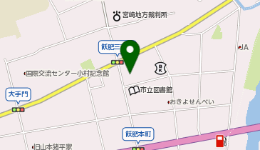飫肥公民館の地図画像